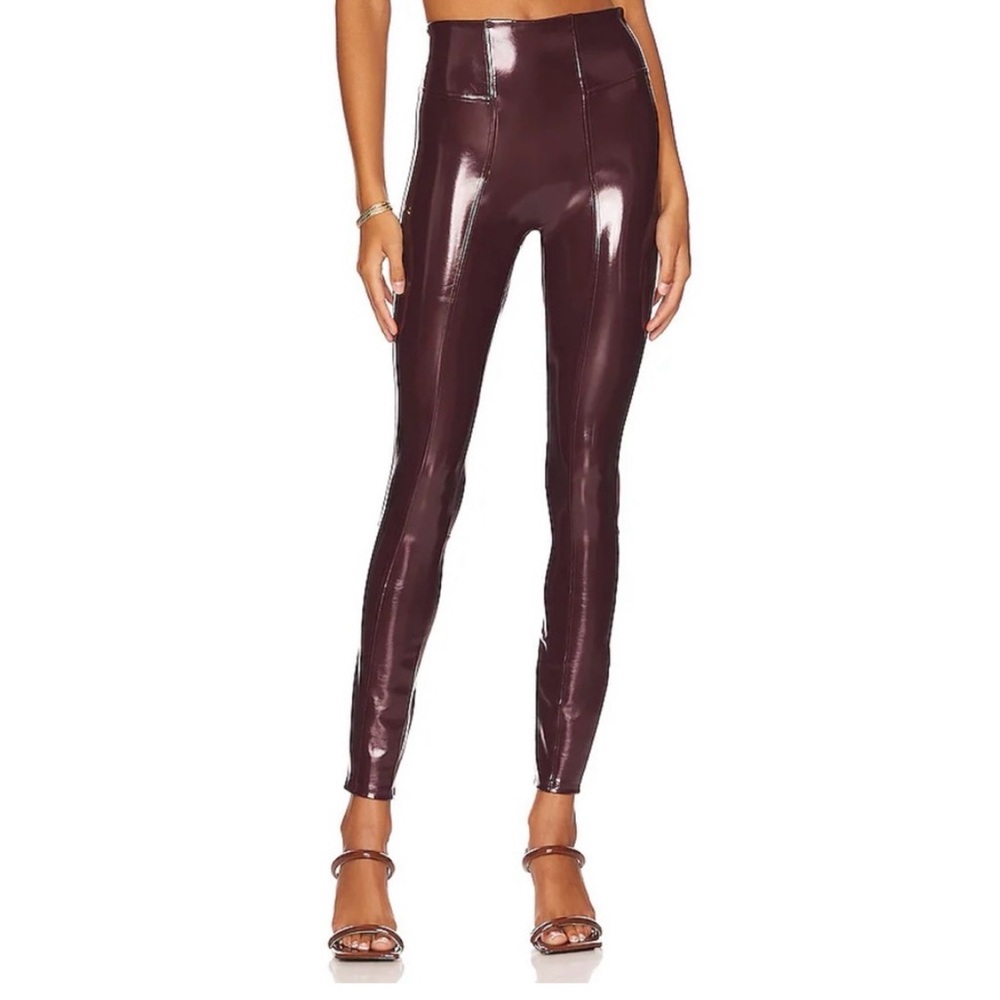 SPANX latex/ glossy look Leggings